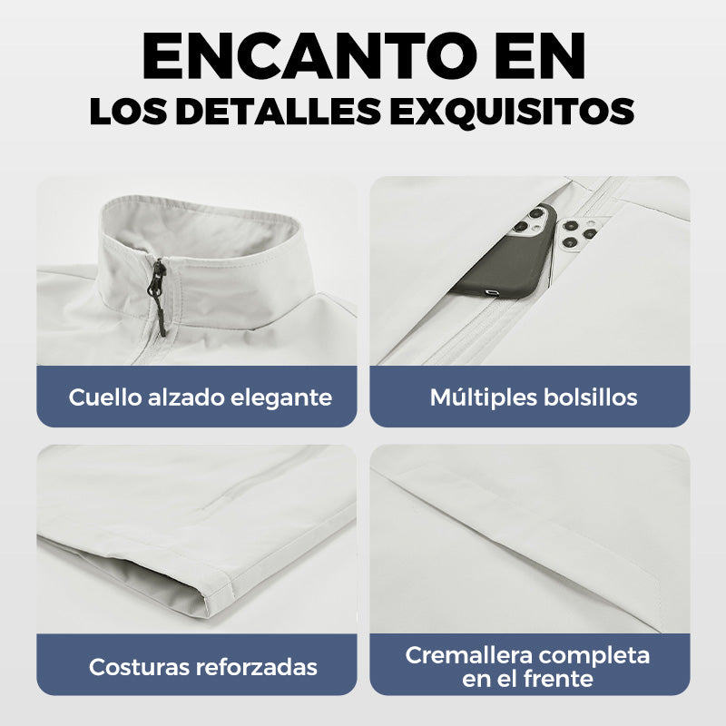 Cómodo chaleco de secado rápido con bolsillos para hombre