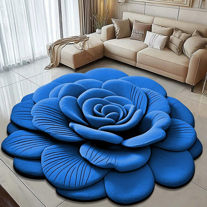 🌺Oferta Por Tiempo Limitado🌺Alfombra Floral de Felpa y Tierra de Diatomeas
