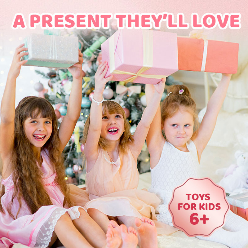 🎁[El mejor regalo para niños]🍳Mini juguetes de cocina de cocina real para niños - Juego de 22 piezas