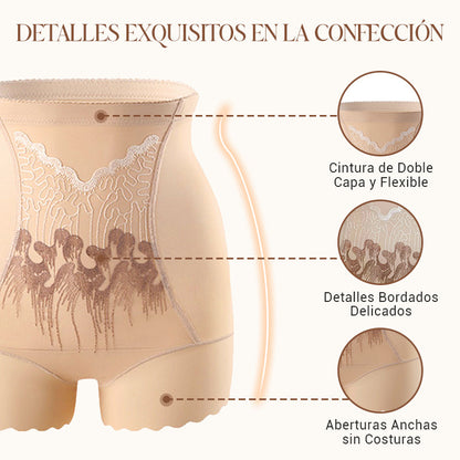 Pantalones cortos moldeadores de cintura alta para muje