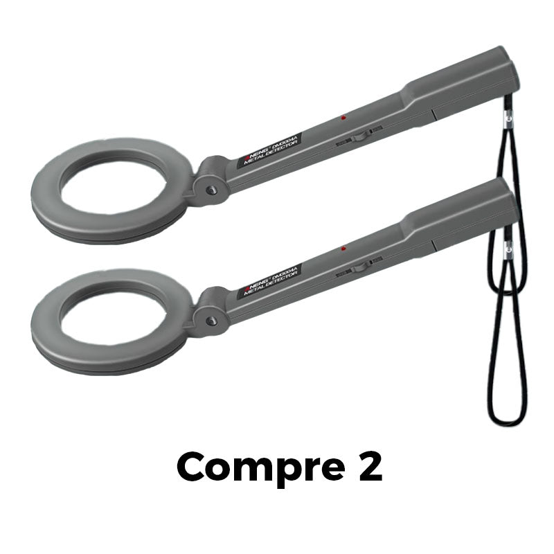 Detector de metales manual 360° para oro y joyas