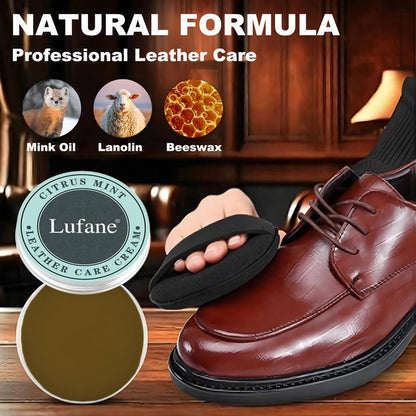 Crema para el cuidado del cuero ELMEJORR: acondicionador de cuero totalmente natural y no tóxico: fórmula resistente al agua.