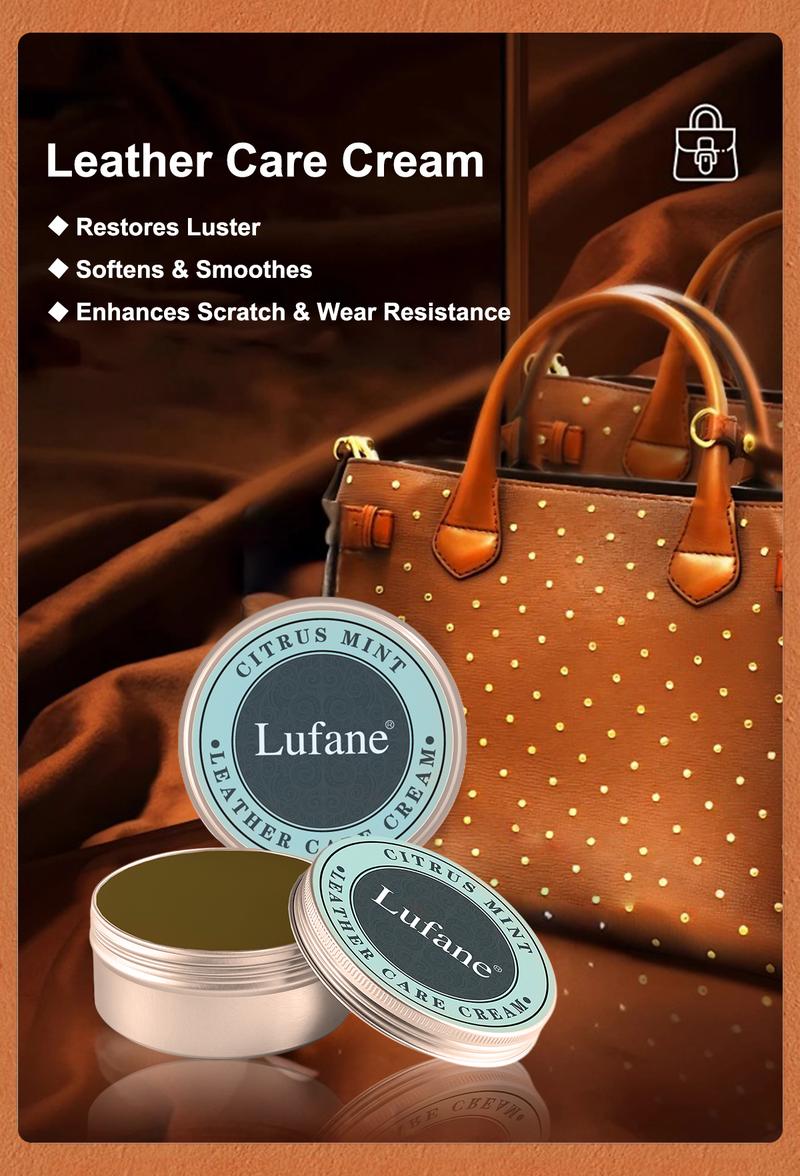 Crema para el cuidado del cuero ELMEJORR: acondicionador de cuero totalmente natural y no tóxico: fórmula resistente al agua.