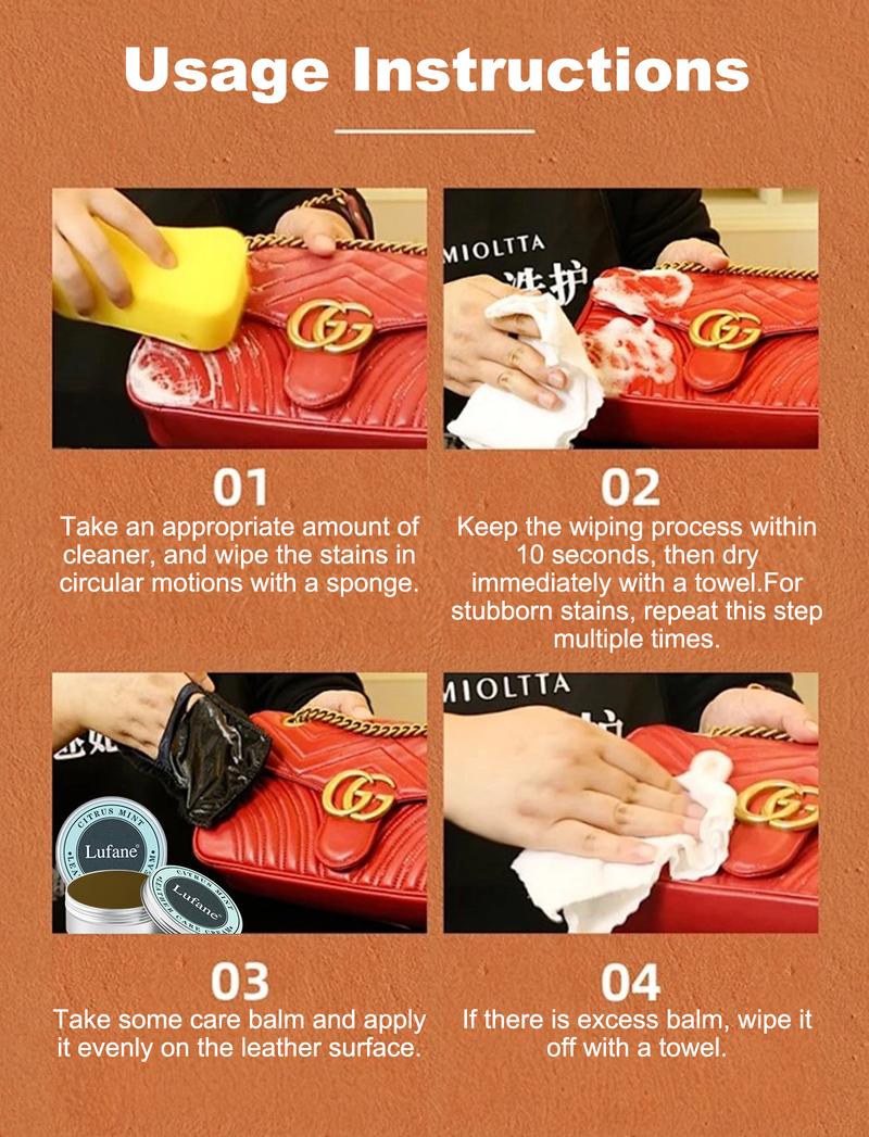 Crema para el cuidado del cuero ELMEJORR: acondicionador de cuero totalmente natural y no tóxico: fórmula resistente al agua.