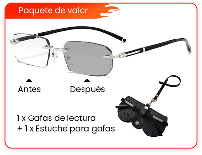 🔥Nuevas gafas de lectura de doble uso antiazules de alta dureza de zafiro✨