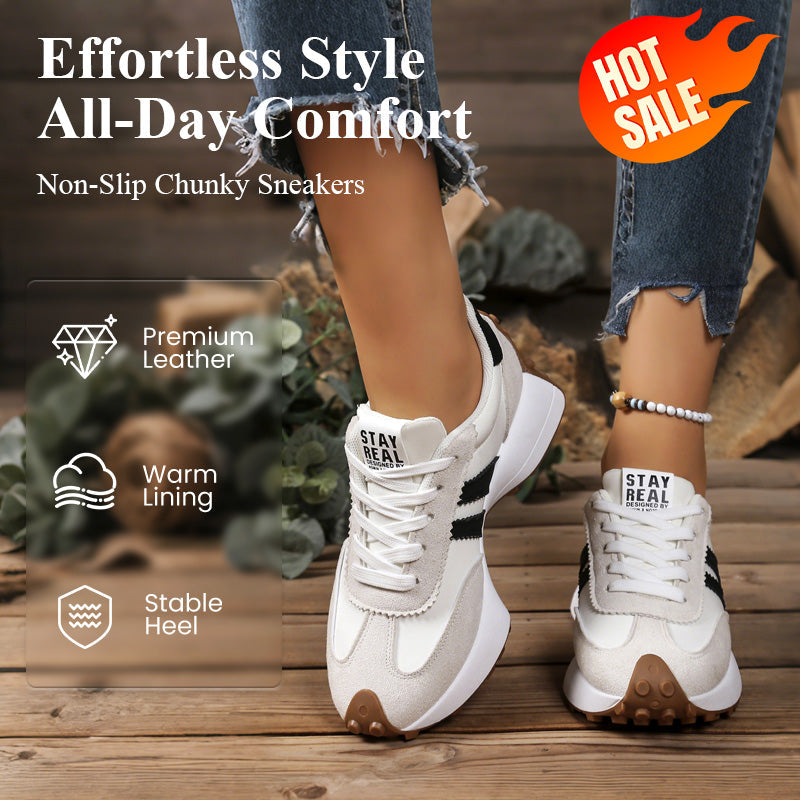 👟 Tenis Chunky Casual Antiderrapantes para Mujer - Suela Plataforma 4cm