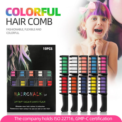 🔥Oferta especial 2025🔥Peine para teñir el cabello de un solo uso con efecto deslumbrante