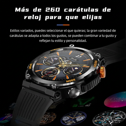 ⌚🔥 ¡61% OFF por Tiempo Limitado! Smartwatch Deportivo y para Exteriores Resistente al Agua – Ideal para Aventura y Ejercicio 💪🌧️
