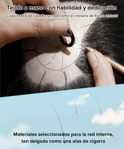 Extensiones de cabello con clip en forma de U con efecto de ondas de agua
