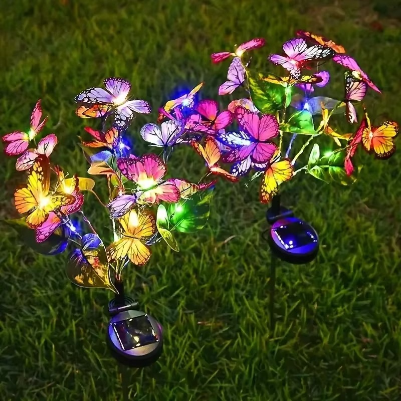 🦋Luces solares de mariposas para exteriores💐