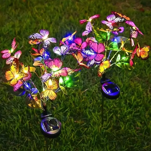 🦋Luces solares de mariposas para exteriores💐