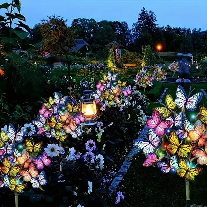 🦋Luces solares de mariposas para exteriores💐