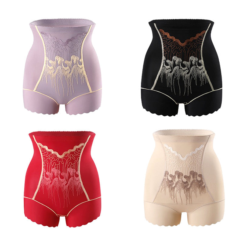 Pantalones cortos moldeadores de cintura alta para muje