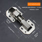 Cabinet hinges - Easy installation of bridge-shaped door hinges