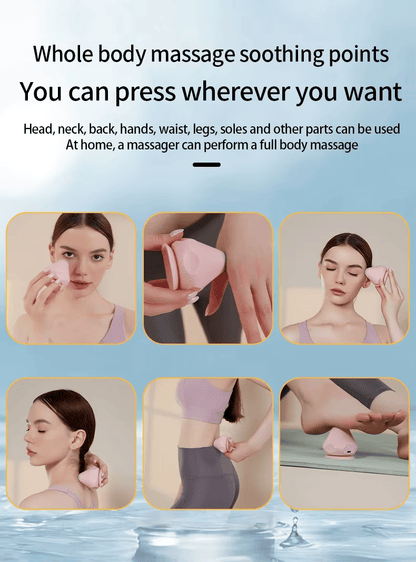 Elektrisk Massagebold med Sugekop – Perfekt afslapning til muskler og krop!