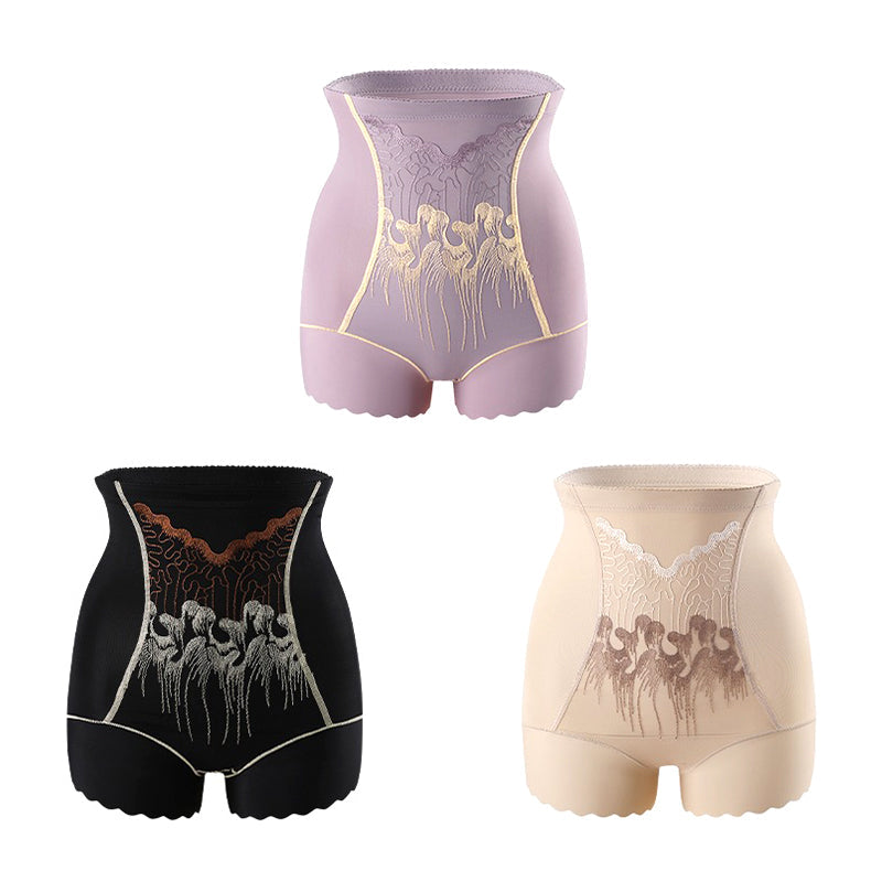 Pantalones cortos moldeadores de cintura alta para muje