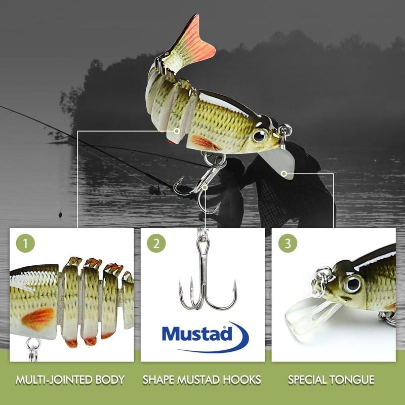 🎣Limited Sale 49% OFF⏰Lifelike Multi-Jointed Sinking Fishing Lure