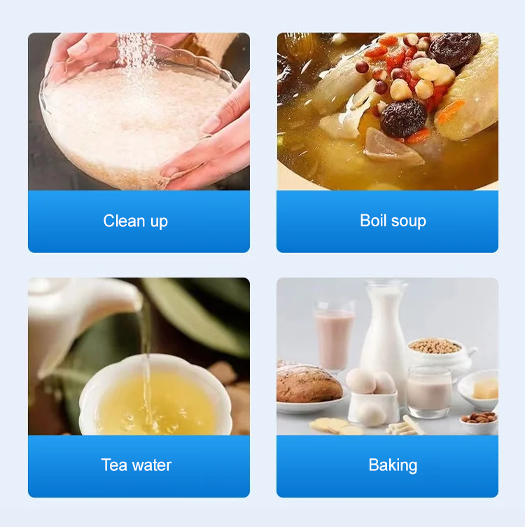 Para la salud de tu familia* Purificador de agua para grifo radiante con filtración de cinco capas