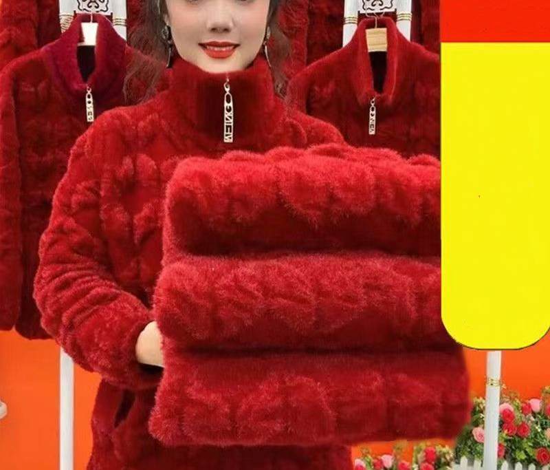 Nueva chaqueta de invierno de manga larga y gruesa