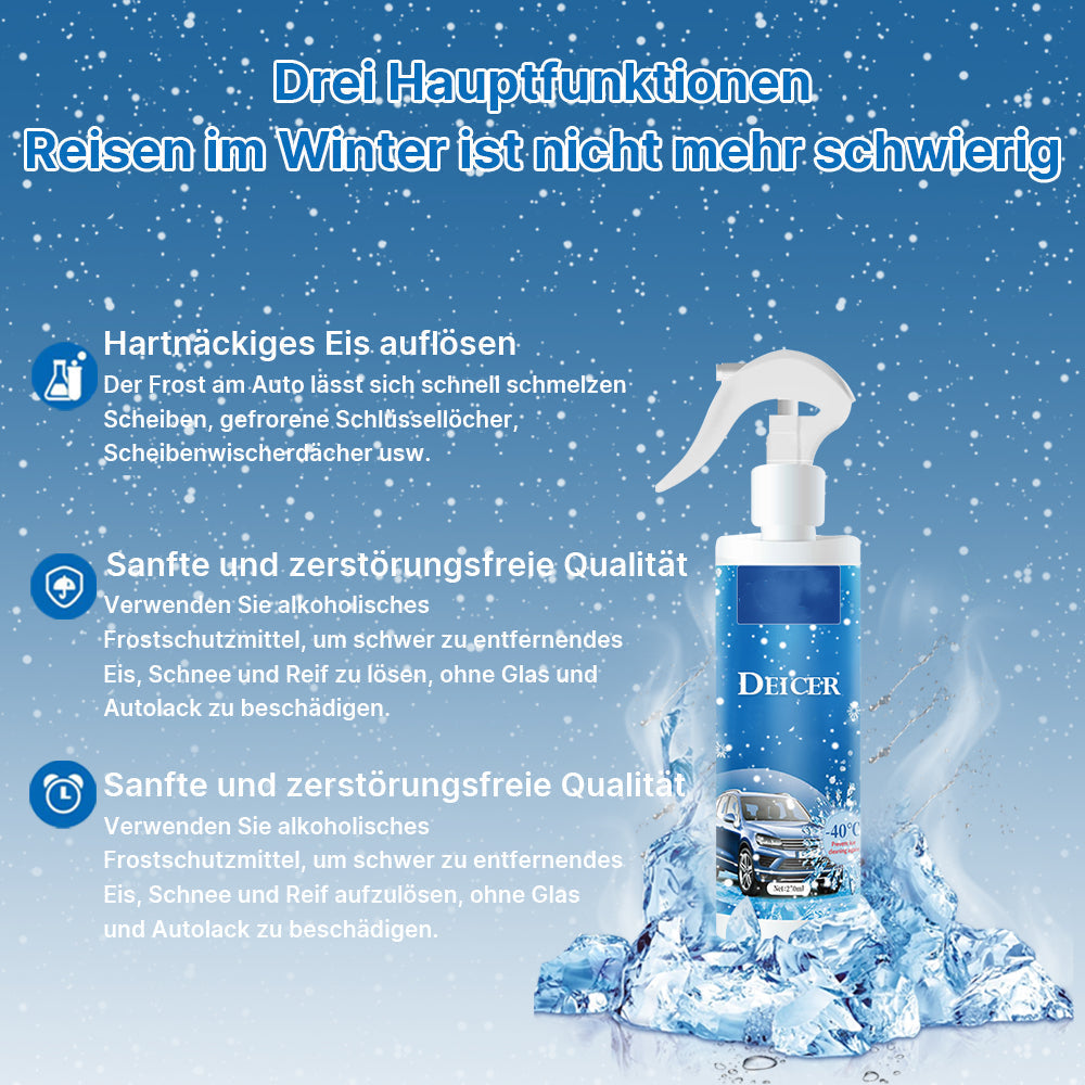 🔥Imprescindible para días de nieve💖Spray Descongelante para Autos