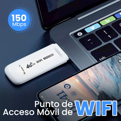 150Mbps USB Portátil 4G LTE Punto de Acceso Móvil de WIFI