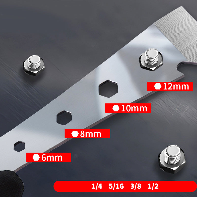 🔥2024 Hot Sale🔥 Woodworking multiusos acero inoxidable crowbar raspador