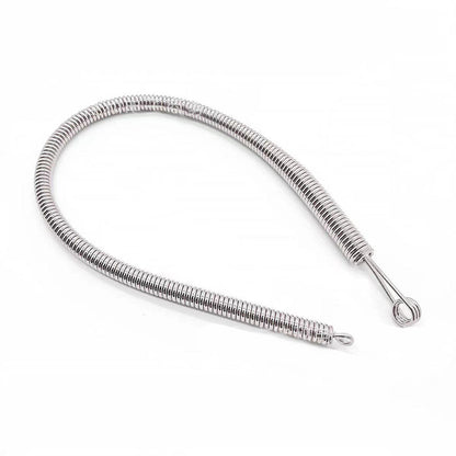 Herramienta multifuncional plegable con cordón elástico para enhebrar
