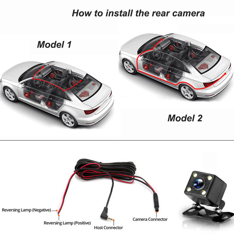 Cámara de tablero 1080P para coches