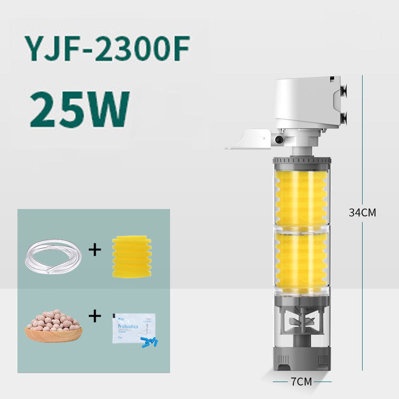 🐟 Filtro eléctrico silencioso para acuarios