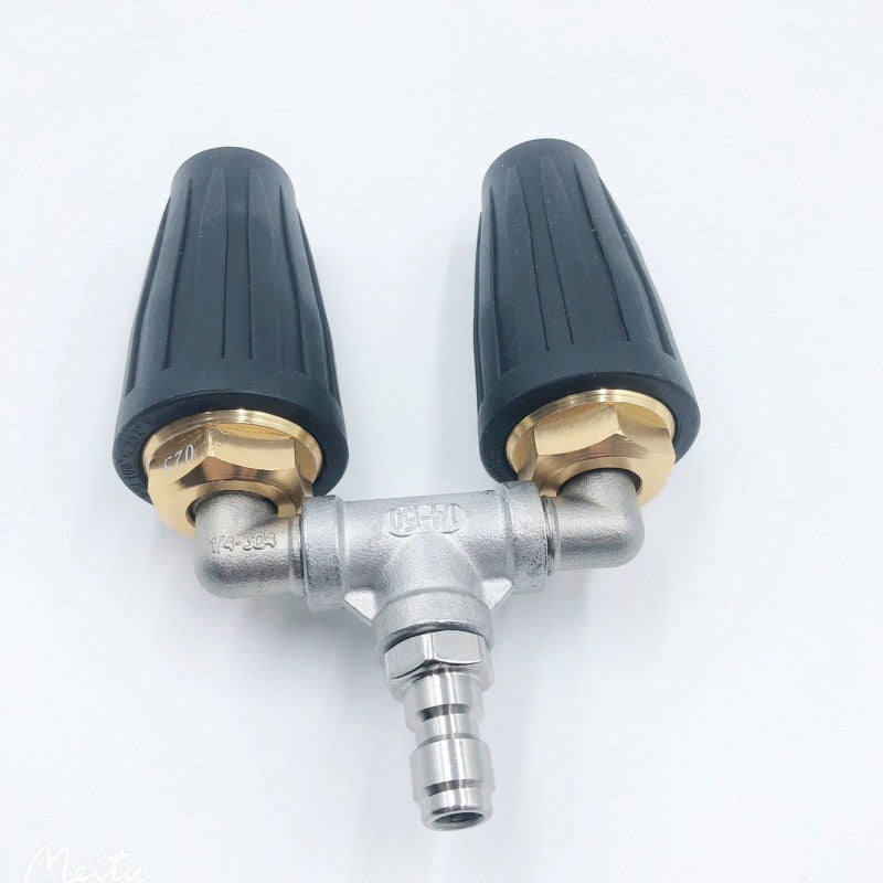 🎯🔥 ¡Oferta especial: -50%! 🚿 Boquilla Turbo de Acero Inoxidable 🌟 – Perfecta para terrazas, coches y fachadas 🏡🚗