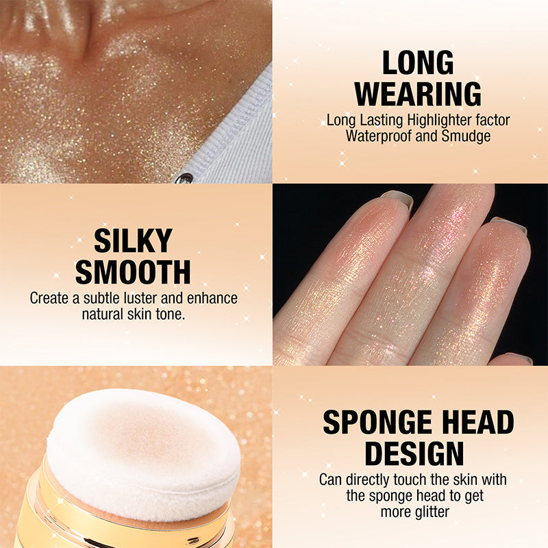 BUY 1 GET 1 FREE TODAY✨Instant Retouch Body Highlight Powder with Powder Pad