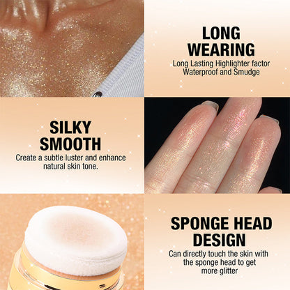 BUY 1 GET 1 FREE TODAY✨Instant Retouch Body Highlight Powder with Powder Pad