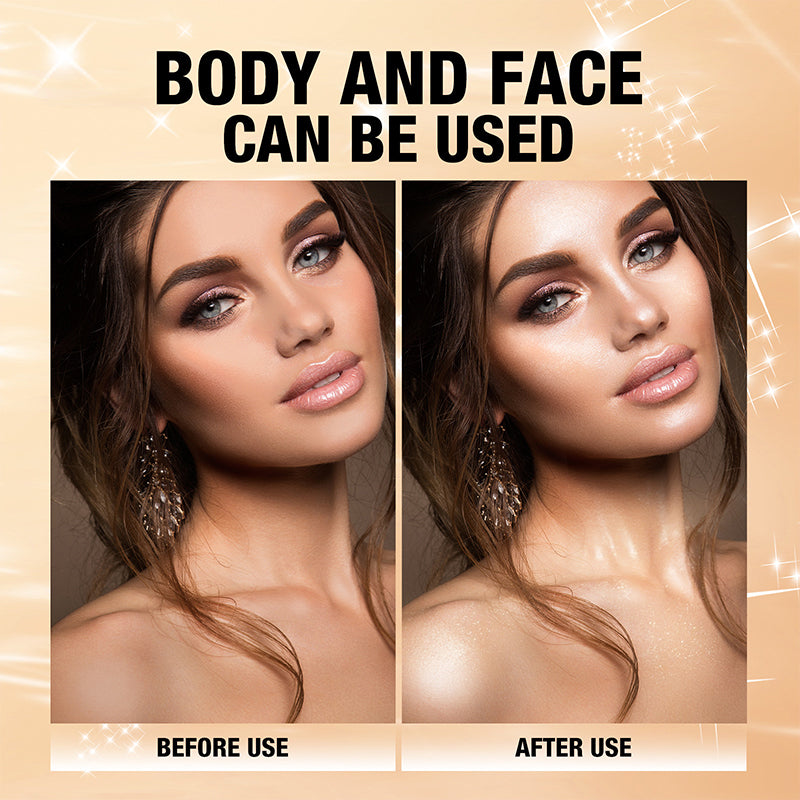 BUY 1 GET 1 FREE TODAY✨Instant Retouch Body Highlight Powder with Powder Pad