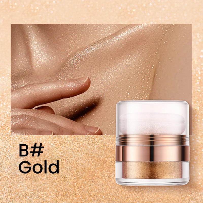 BUY 1 GET 1 FREE TODAY✨Instant Retouch Body Highlight Powder with Powder Pad