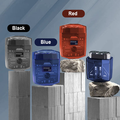 Mini Afeitadora Eléctrica Transparente con Bajo Nivel de Ruido