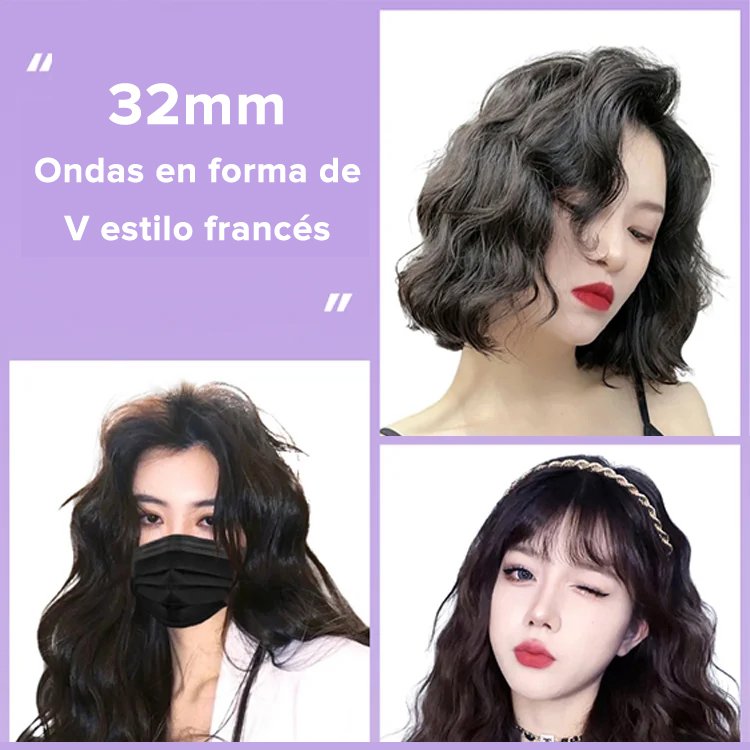 Rizador de cabello estilo "French egg roll"