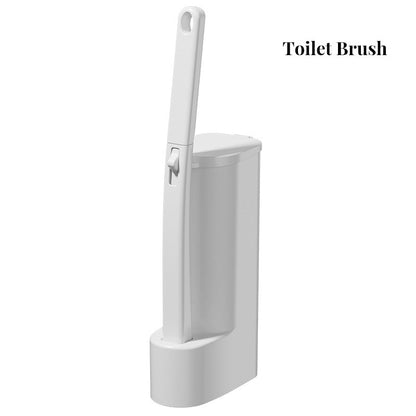Disposable Toilet Brush with Storage Holder