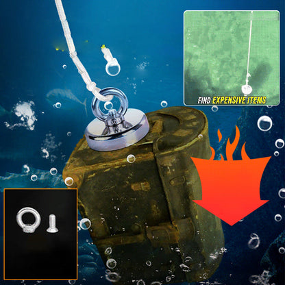 Juego de imanes para salvamento en aguas profundas