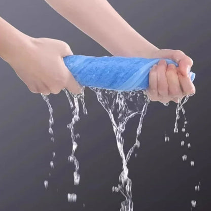 No necesita detergente: Paño de cocina de fibra de madera que elimina el aceite
