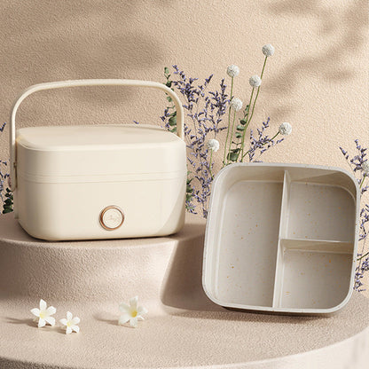 Calentador eléctrico multifuncional para fiambreras con asa