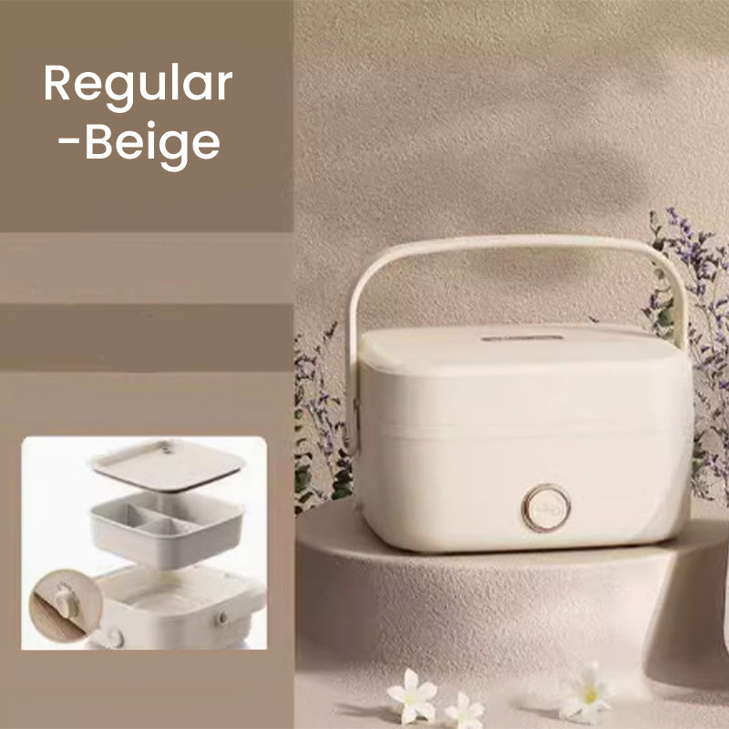 Calentador eléctrico multifuncional para fiambreras con asa