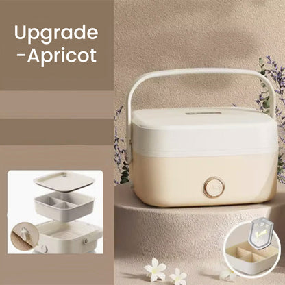 Calentador eléctrico multifuncional para fiambreras con asa