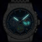 Reloj de cuarzo de acero de lujo para hombre