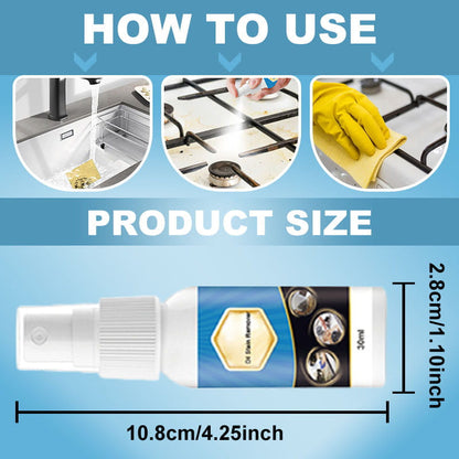 Quitamanchas de aceite de cocina multiusos
