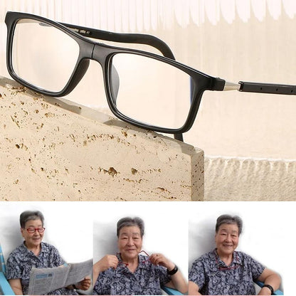Gafas de Lectura Colgantes de Cuello Magnético Anti-Perdidas Anti-Luz Azul