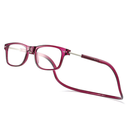 Gafas de Lectura Colgantes de Cuello Magnético Anti-Perdidas Anti-Luz Azul