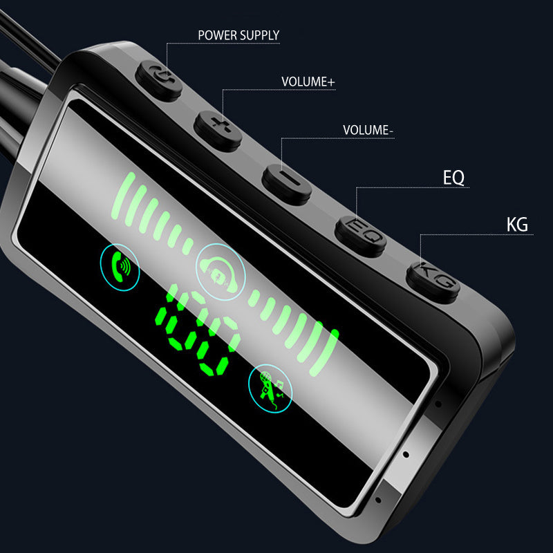 Auriculares Bluetooth de cuello con pantalla digital