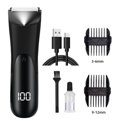 Electric Intimate Groin & Body Hair Trimmer Kit