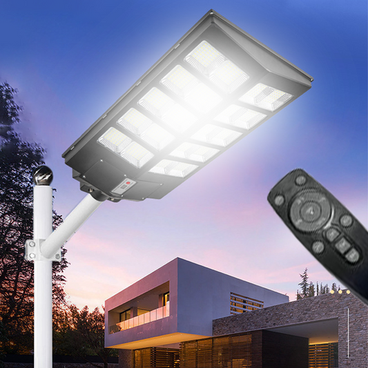 Smart Solar-Powered Street Lamp - Motion Sensor,Remote Control