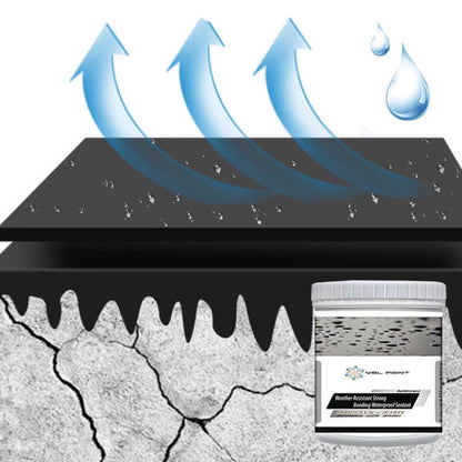 Sellador impermeable resistente a la intemperie de fuerte adherencia